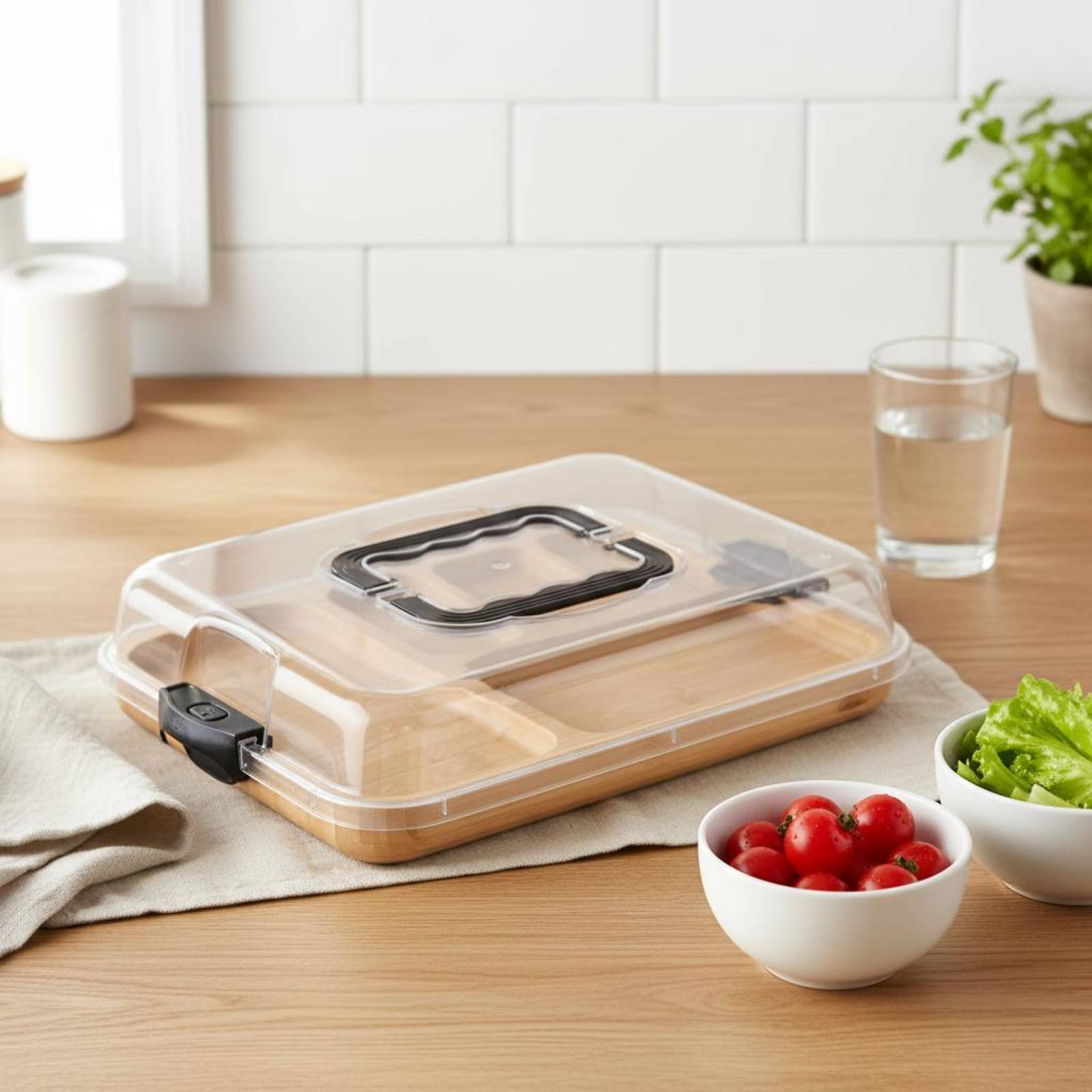 Meal Prep Glass - Boîte alimentaire en verre réutilisable avec