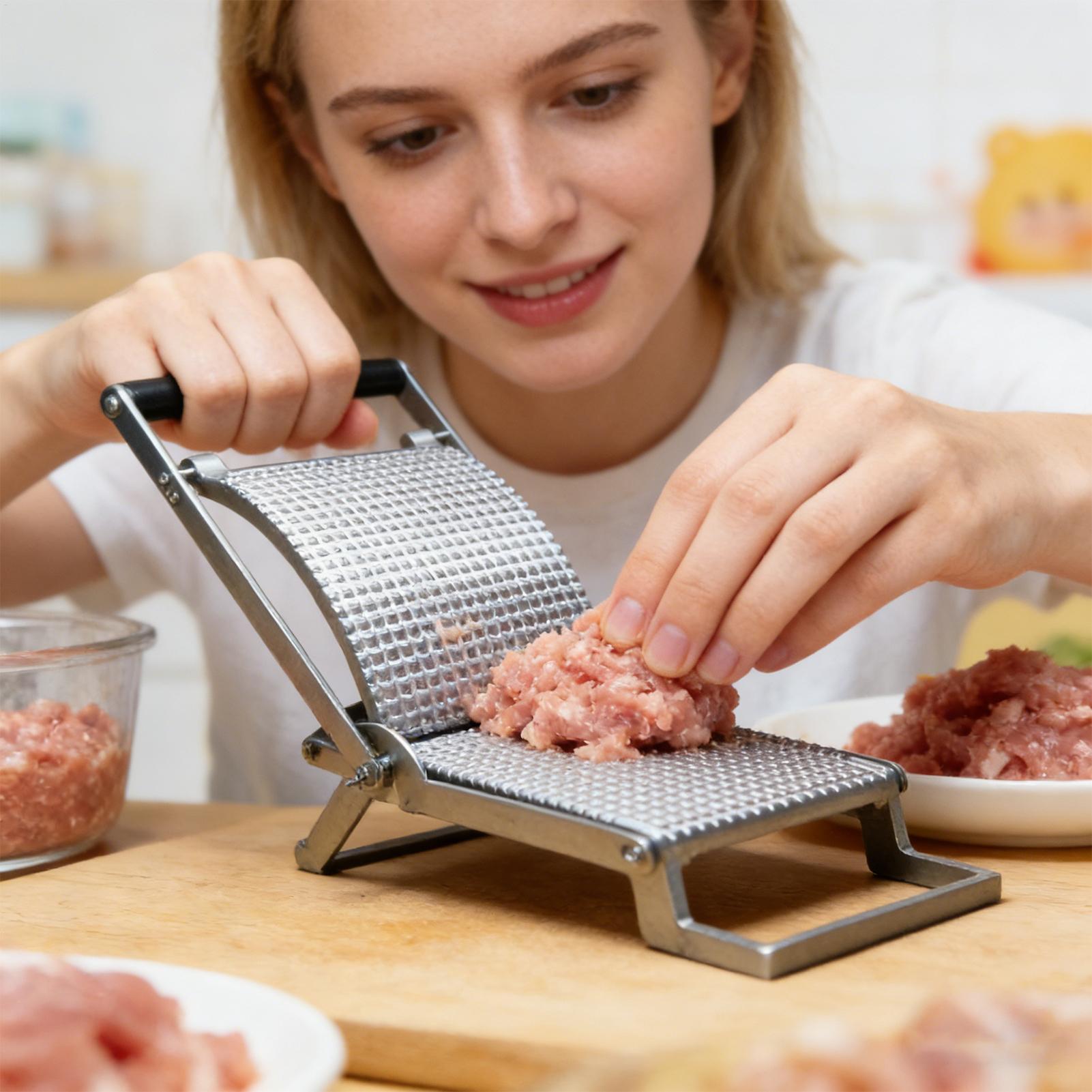 Meal Prep Chicken - Attendrisseur de viande manuel en acier