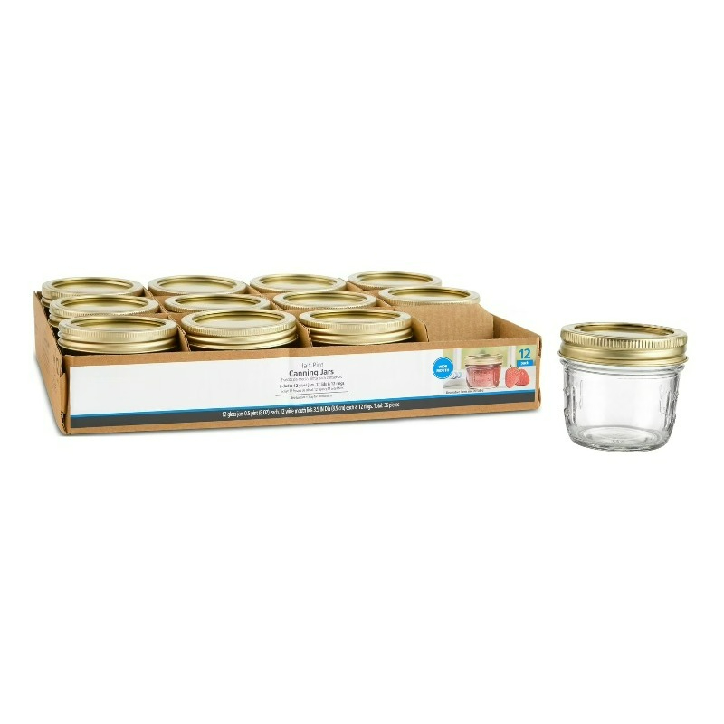 Meal Prep Glass - Bocaux Mason de 8 oz, bocaux