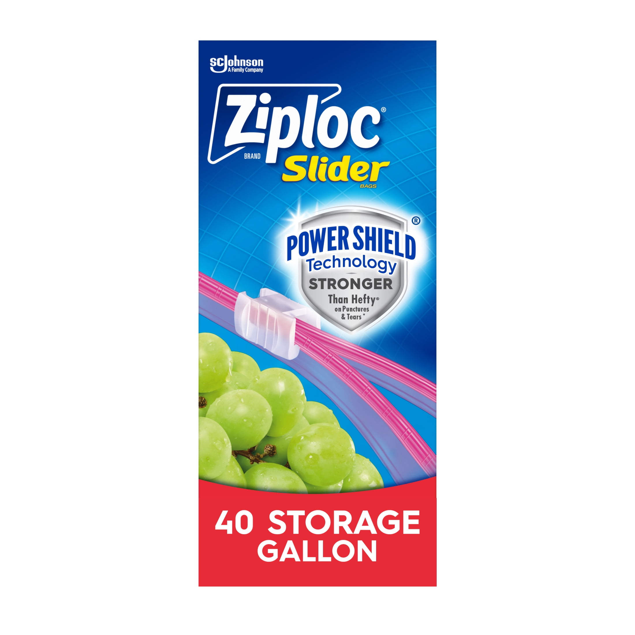 Meal Prep Ziploc Bags - Sacs de conservation alimentaire Ziploc Gallon