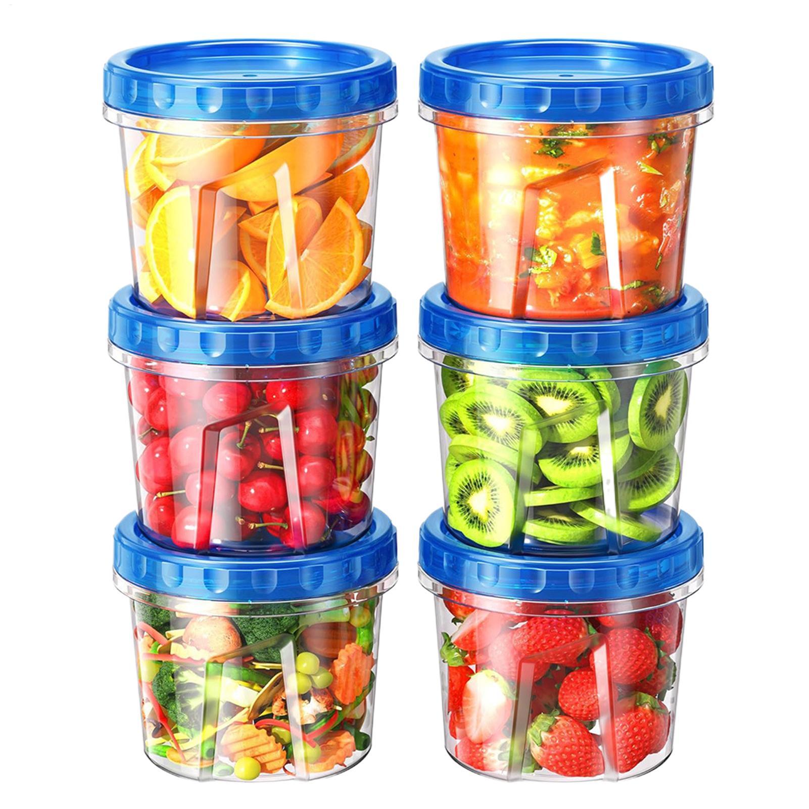 Meal Prep Freezer - Conteneurs de congélation 16oz, 6 pièces,