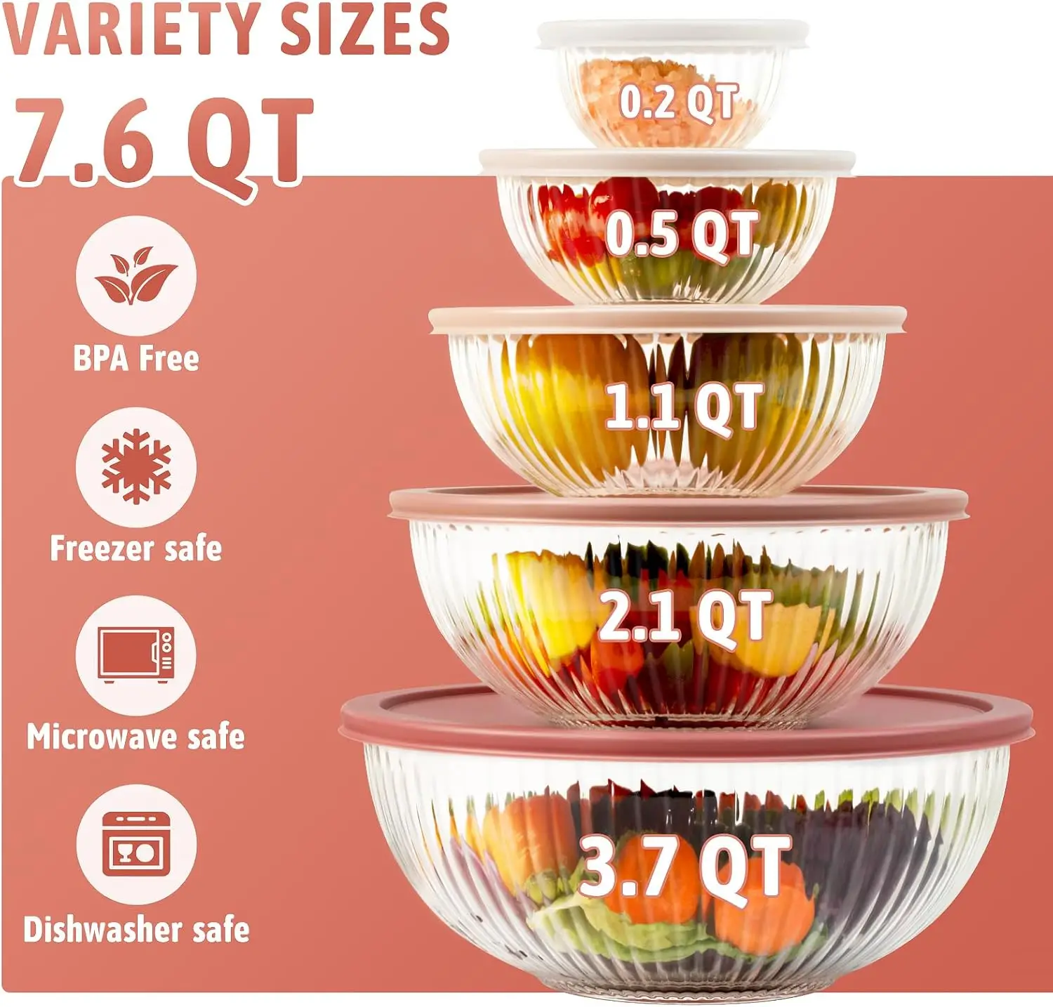 Ensemble de bols à mélanger en - Meal Prep Glass avis et prix