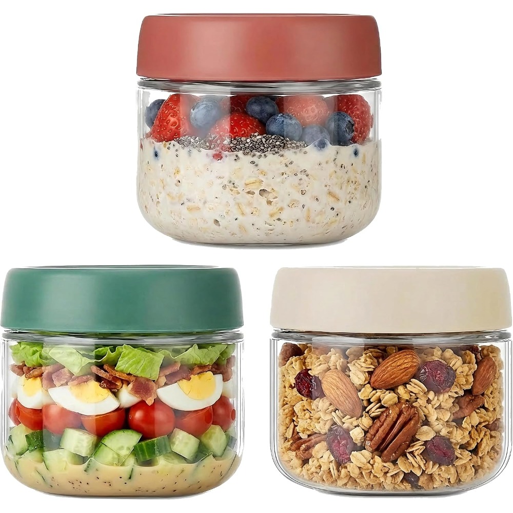 Lot de 3 bocaux en verre de 10 - Meal Prep Glass avis et prix