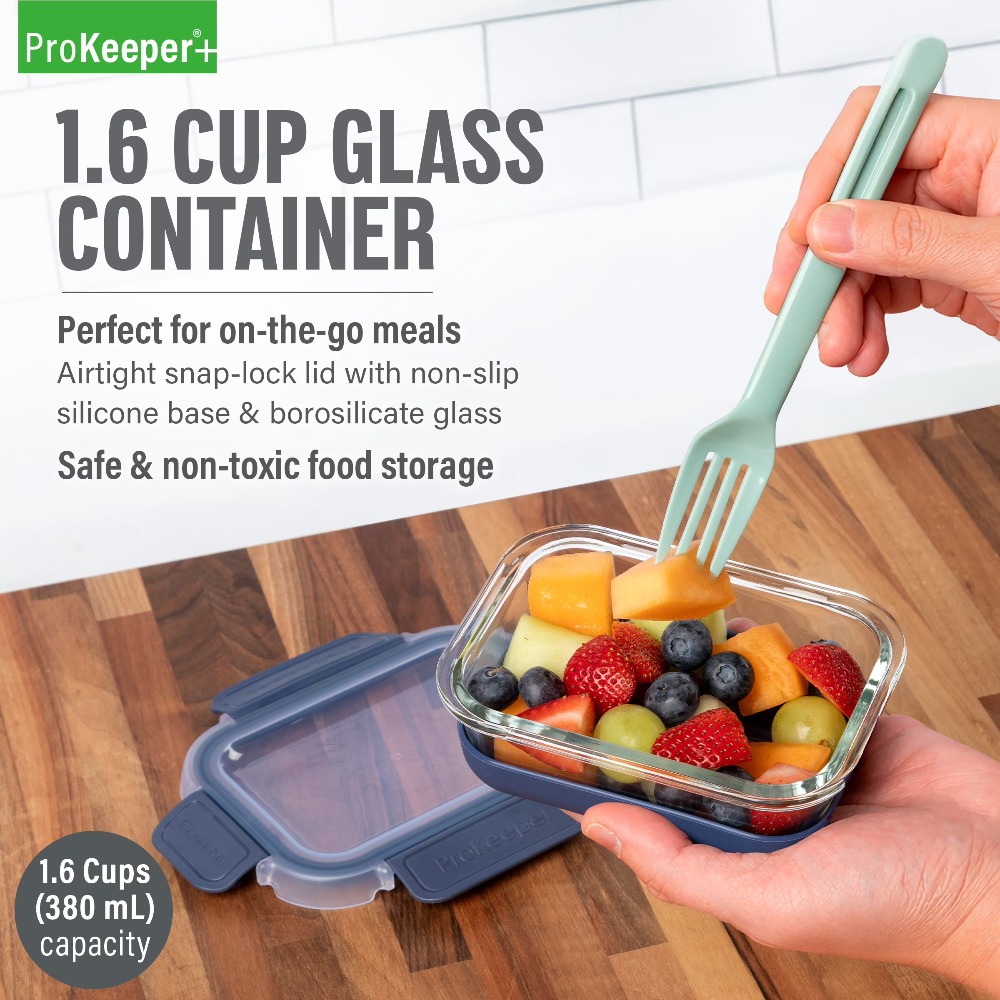 Lot de 2 récipients de conserv - Meal Prep Glass avis et prix
