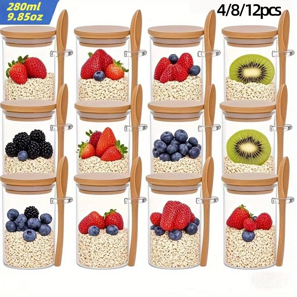 4/8/12 pièces, gobelets à peti - Meal Prep Glass avis et prix
