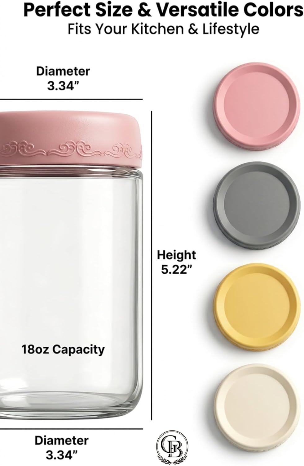 Lot de 4 pots de 16 oz pour Ov - Meal Prep Glass avis et prix