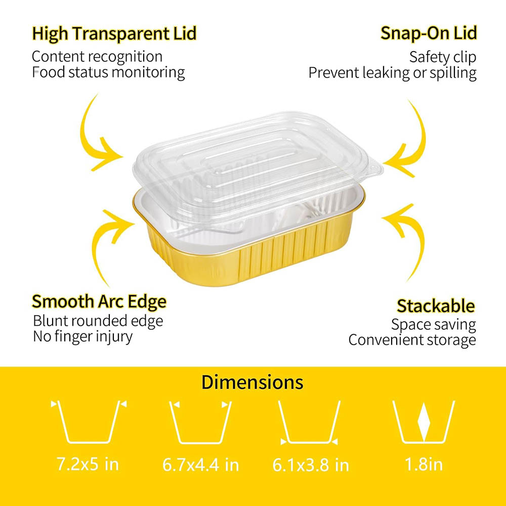 Petites plaques en aluminium a - Meal Prep Freezer avis et prix