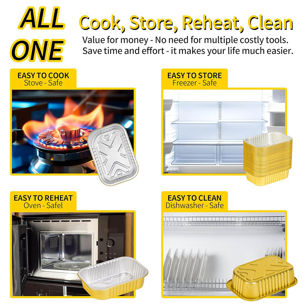 Petites plaques en aluminium a - Meal Prep Freezer avis et prix