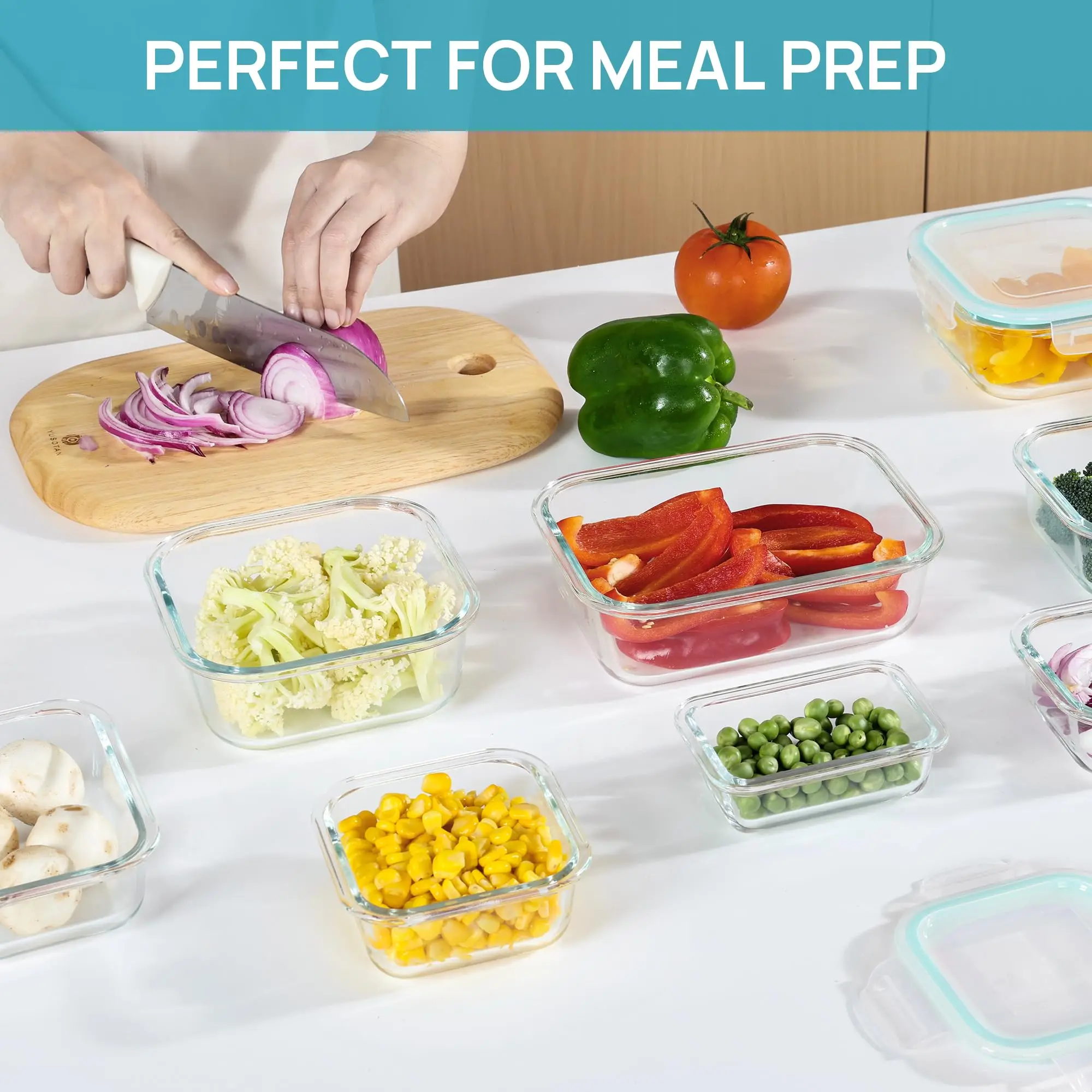 Boîte à déjeuner en verre, con - Meal Prep Glass avis et prix